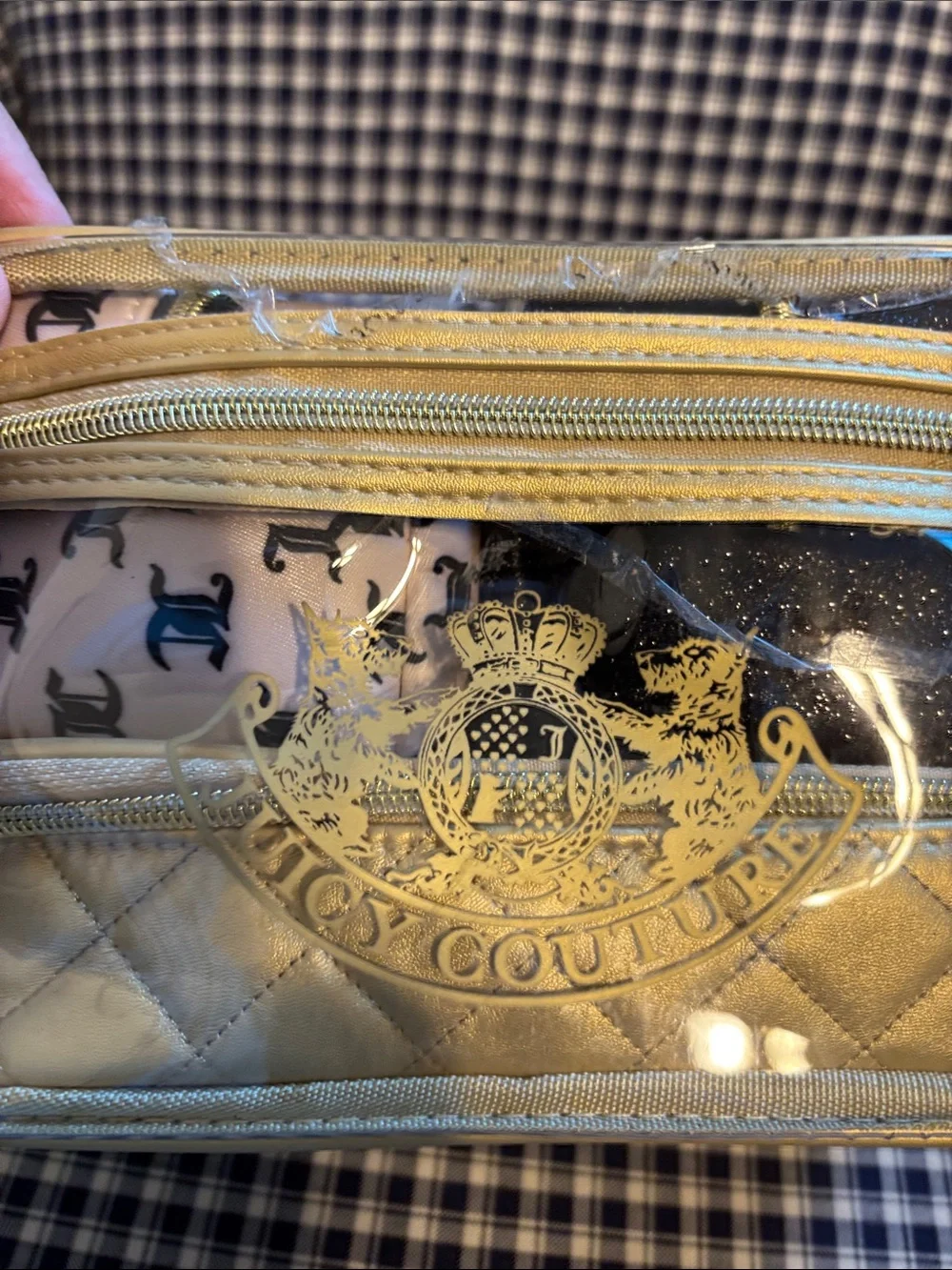 Juicy Couture four nested Cosmetic Bag Set